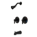 NuvoFusion Double-Handle Pressure Balanced Tub and Shower Faucet