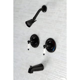 Vintage Double-Handle Pressure Balanced Tub and Shower Faucet