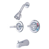 Vintage Double-Handle Pressure Balanced Tub and Shower Faucet