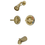 Vintage Double-Handle Pressure Balanced Tub and Shower Faucet