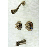 Vintage Double-Handle Pressure Balanced Tub and Shower Faucet