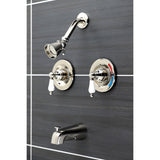 Vintage Double-Handle Pressure Balanced Tub and Shower Faucet