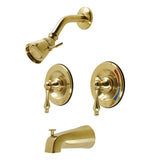 Vintage Double-Handle Pressure Balanced Tub and Shower Faucet