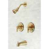 NuvoFusion Double-Handle Pressure Balanced Tub and Shower Faucet