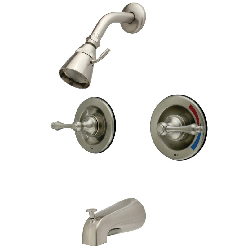 Vintage Double-Handle Pressure Balanced Tub and Shower Faucet