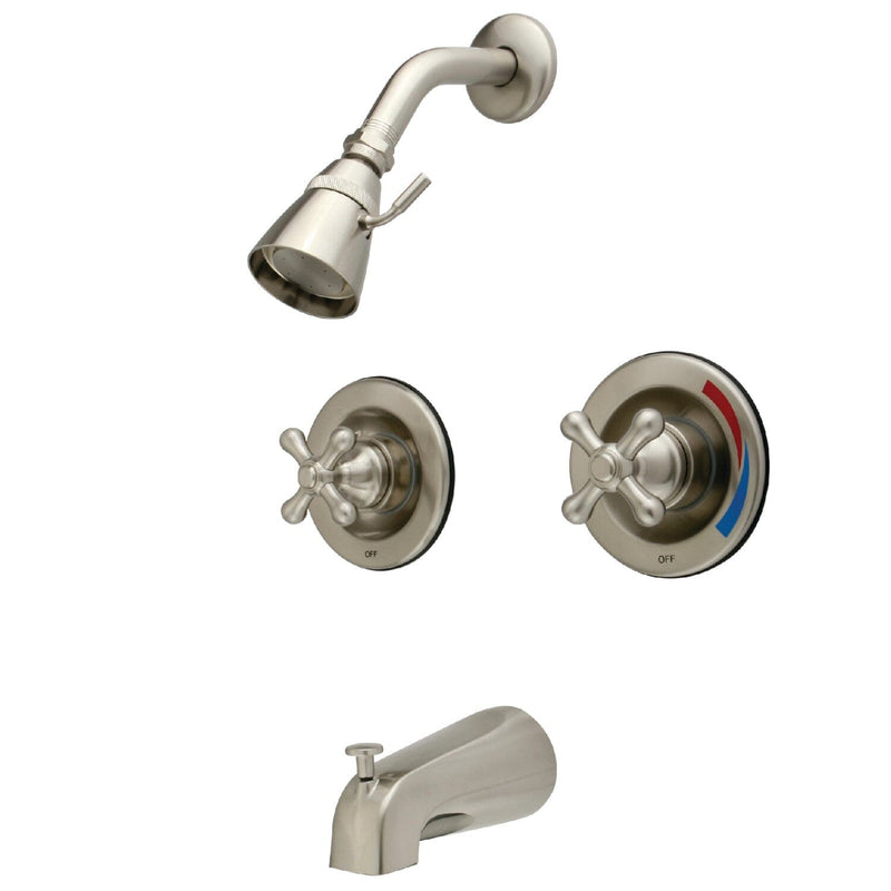 Vintage Double-Handle Pressure Balanced Tub and Shower Faucet
