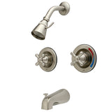 Vintage Double-Handle Pressure Balanced Tub and Shower Faucet