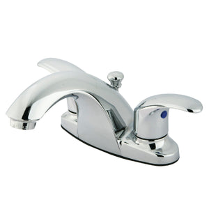 Legacy Double-Handle 3-Hole Deck Mount 4-Inch Centerset Bathroom Faucet with Pop-Up Drain