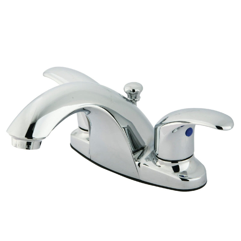 Legacy Double-Handle 3-Hole Deck Mount 4-Inch Centerset Bathroom Faucet with Pop-Up Drain