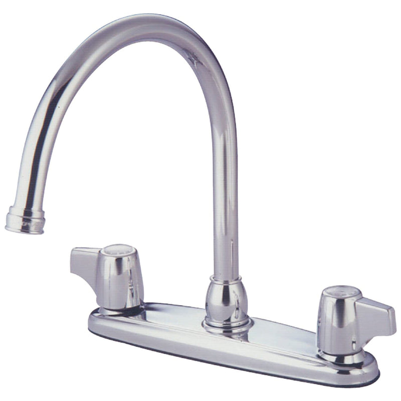 Two-Handle 2-Hole 8" Centerset Kitchen Faucet