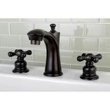 Victorian Two-Handle 3-Hole Deck Mount Widespread Bathroom Faucet with Pop-Up Drain