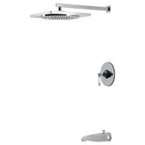 Victorian Single-Handle Pressure Balanced Tub and Shower Faucet