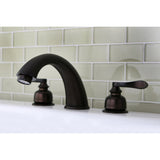 NuWave French Two-Handle 3-Hole Deck Mount Roman Tub Faucet