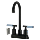 Verona Double-Handle 4-Inch Centerset Bar Faucet