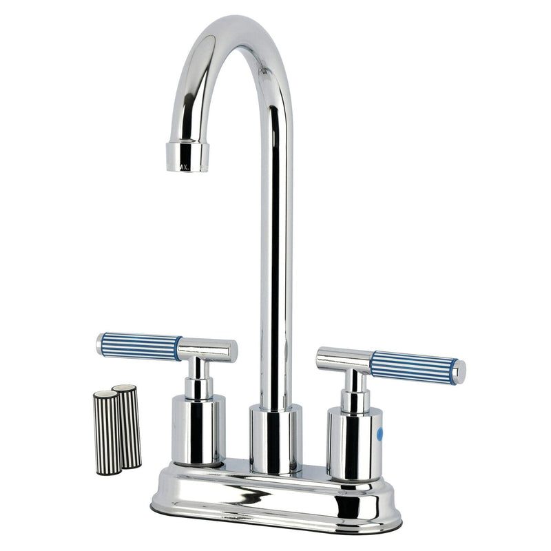 Verona Double-Handle 4-Inch Centerset Bar Faucet