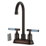 Verona Double-Handle 4-Inch Centerset Bar Faucet