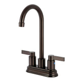 NuvoFusion Two-Handle 2-Hole Deck Mount Bar Faucet