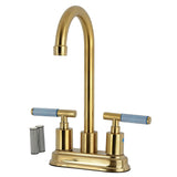 Verona Double-Handle 4-Inch Centerset Bar Faucet