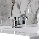 Paris Double-Handle 3-Hole Deck Mount 4-Inch Centerset Bathroom Faucet with Pop-Up Drain