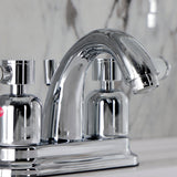 Paris Double-Handle 3-Hole Deck Mount 4-Inch Centerset Bathroom Faucet with Pop-Up Drain