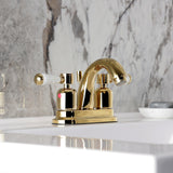 Paris Double-Handle 3-Hole Deck Mount 4-Inch Centerset Bathroom Faucet with Pop-Up Drain