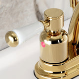 Paris Double-Handle 3-Hole Deck Mount 4-Inch Centerset Bathroom Faucet with Pop-Up Drain