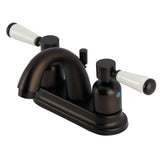 Paris Double-Handle 3-Hole Deck Mount 4-Inch Centerset Bathroom Faucet with Pop-Up Drain