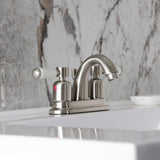 Paris Double-Handle 3-Hole Deck Mount 4-Inch Centerset Bathroom Faucet with Pop-Up Drain