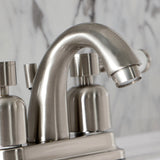 Paris Double-Handle 3-Hole Deck Mount 4-Inch Centerset Bathroom Faucet with Pop-Up Drain