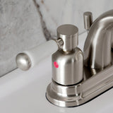Paris Double-Handle 3-Hole Deck Mount 4-Inch Centerset Bathroom Faucet with Pop-Up Drain