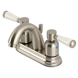 Paris Double-Handle 3-Hole Deck Mount 4-Inch Centerset Bathroom Faucet with Pop-Up Drain