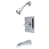 English Vintage Single-Handle Pressure Balanced Tub and Shower Faucet