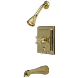 English Vintage Single-Handle Pressure Balanced Tub and Shower Faucet
