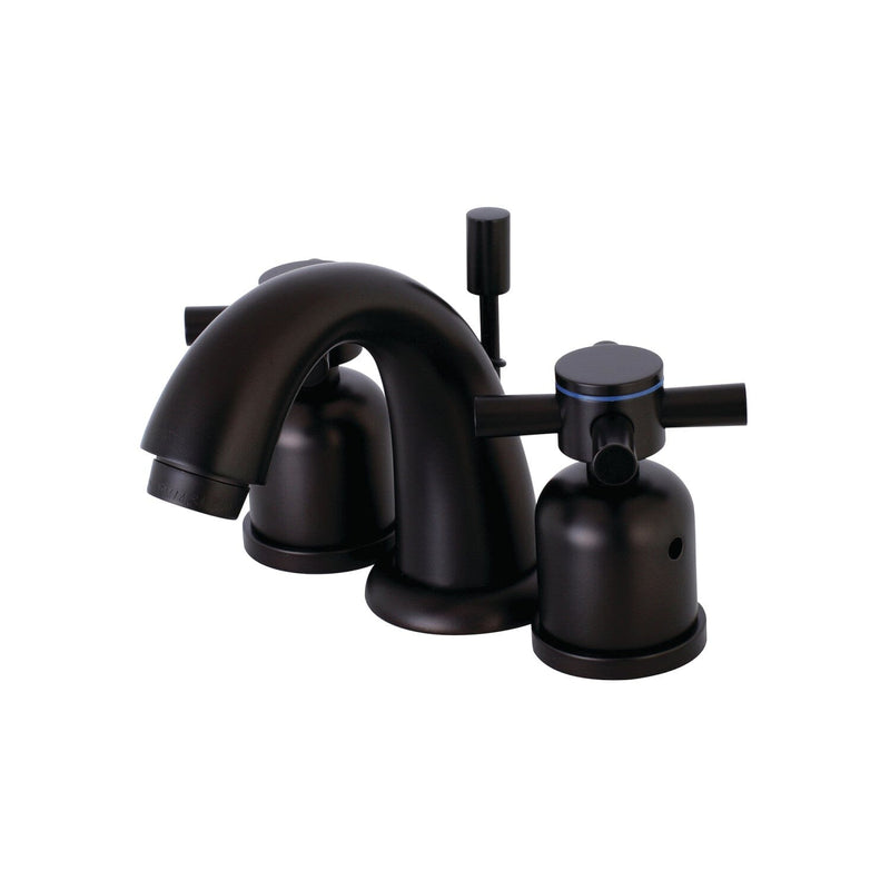 Concord Two-Handle 3-Hole Deck Mount Widespread Bathroom Faucet with Pop-Up Drain
