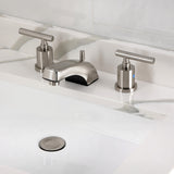 Manhattan Two-Handle 3-Hole Deck Mount Widespread Bathroom Faucet with Pop-Up Drain