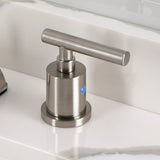 Manhattan Two-Handle 3-Hole Deck Mount Widespread Bathroom Faucet with Pop-Up Drain