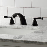 Royale Two-Handle 3-Hole Deck Mount Widespread Bathroom Faucet with Pop-Up Drain