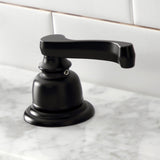 Royale Two-Handle 3-Hole Deck Mount Widespread Bathroom Faucet with Pop-Up Drain