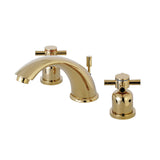 Concord Two-Handle 3-Hole Deck Mount Widespread Bathroom Faucet with Pop-Up Drain