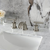 Manhattan Two-Handle 3-Hole Deck Mount Widespread Bathroom Faucet with Retail Pop-Up Drain