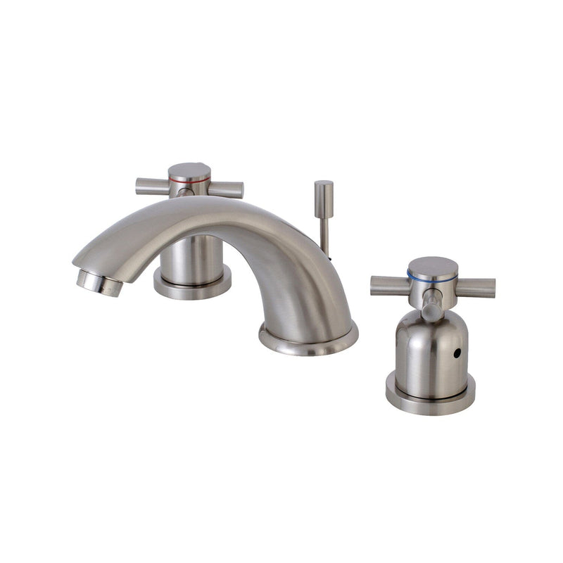 Concord Two-Handle 3-Hole Deck Mount Widespread Bathroom Faucet with Pop-Up Drain