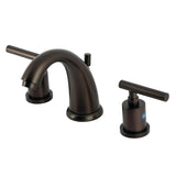 Manhattan Two-Handle 3-Hole Deck Mount Widespread Bathroom Faucet with Retail Pop-Up Drain