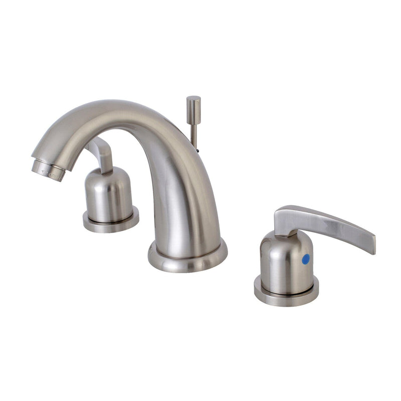 Centurion Two-Handle 3-Hole Deck Mount Widespread Bathroom Faucet with Retail Pop-Up Drain