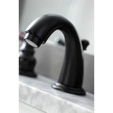 Magellan Two-Handle 3-Hole Deck Mount Widespread Bathroom Faucet with Pop-Up Drain