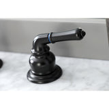 Magellan Two-Handle 3-Hole Deck Mount Widespread Bathroom Faucet with Pop-Up Drain