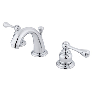 Vintage Two-Handle 3-Hole Deck Mount Widespread Bathroom Faucet with Pop-Up Drain