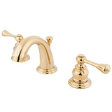 Vintage Two-Handle 3-Hole Deck Mount Widespread Bathroom Faucet with Pop-Up Drain