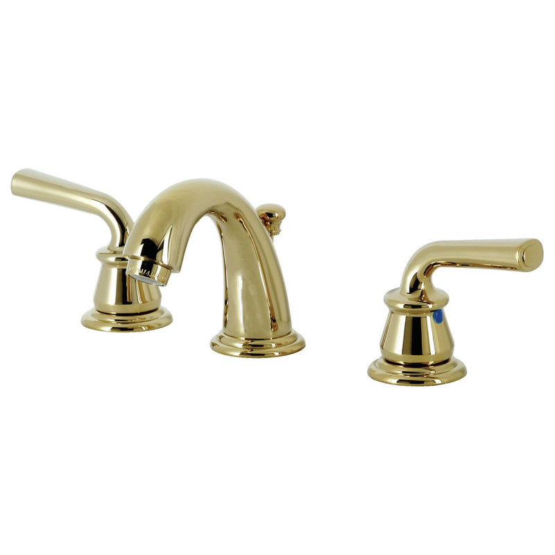 Restoration Two-Handle 3-Hole Deck Mount Widespread Bathroom Faucet with Pop-Up Drain