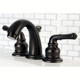 Magellan Two-Handle 3-Hole Deck Mount Widespread Bathroom Faucet with Pop-Up Drain