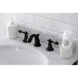 American Classic Two-Handle 3-Hole Deck Mount Widespread Bathroom Faucet with Pop-Up Drain